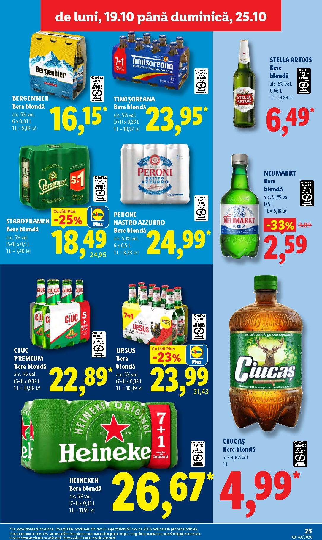 lidl - Lidl pliante pentru săptămâna viitoare de la luni 19.10.2026 până la duminică 25.10.2026 - page: 25
