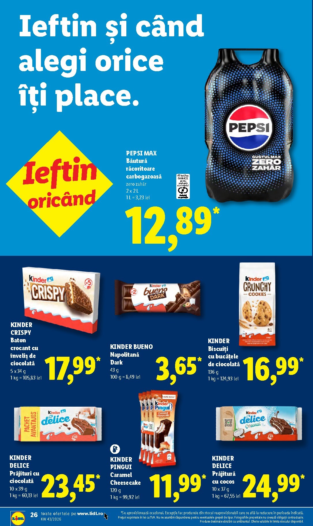 lidl - Lidl pliante pentru săptămâna viitoare de la luni 19.10.2026 până la duminică 25.10.2026 - page: 26