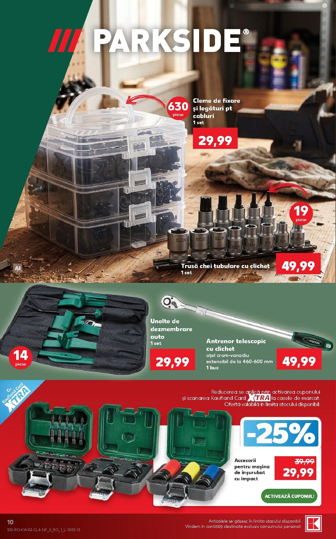 kaufland - Kaufland - Parkside pliante pentru săptămâna viitoare de la miercuri 14.10.2026 până la marți 20.10.2026 - page: 10