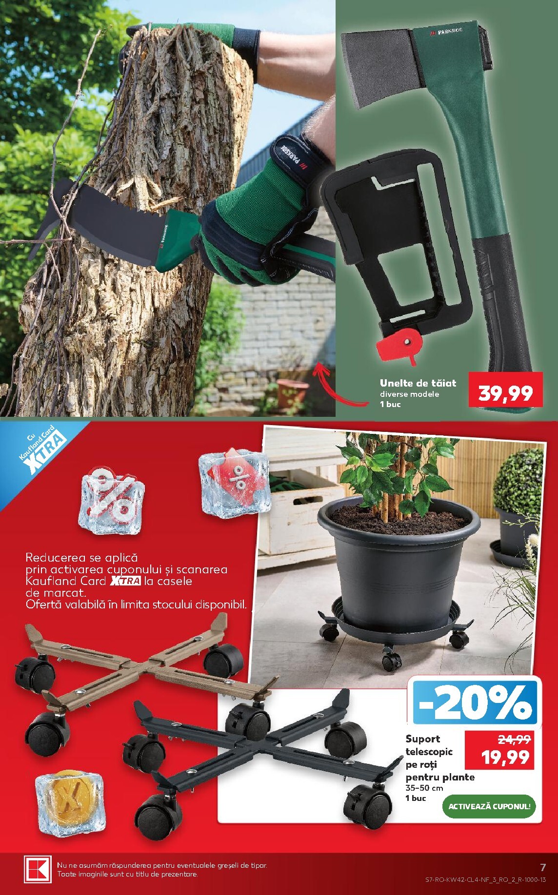 kaufland - Kaufland - Parkside pliante pentru săptămâna viitoare de la miercuri 14.10.2026 până la marți 20.10.2026 - page: 7