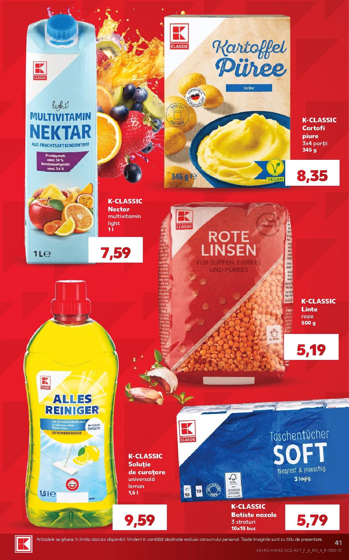 kaufland - Kaufland pliante pentru săptămâna viitoare de la miercuri 14.10.2026 până la marți 20.10.2026 - page: 41