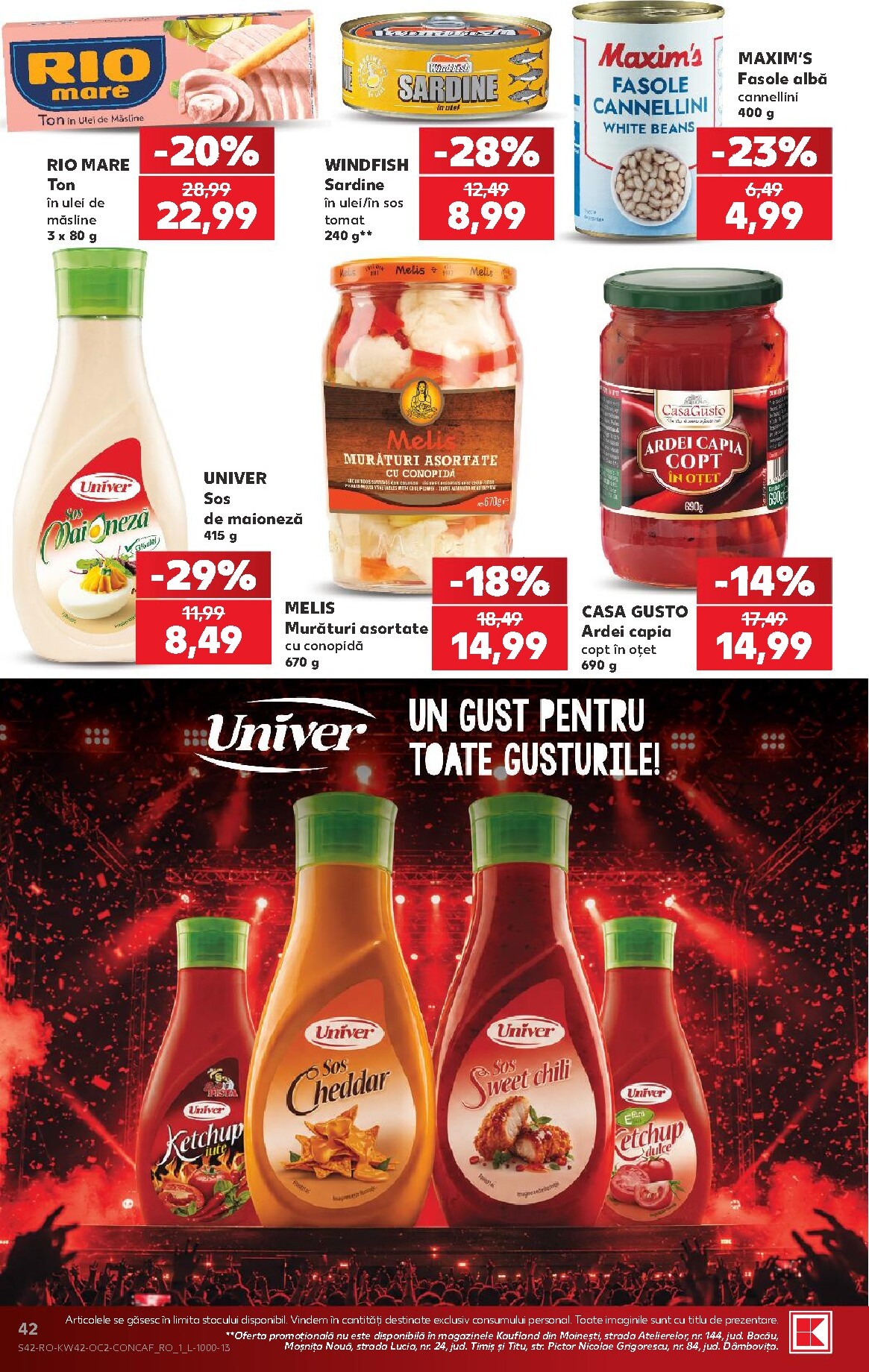 kaufland - Kaufland pliante pentru săptămâna viitoare de la miercuri 14.10.2026 până la marți 20.10.2026 - page: 42