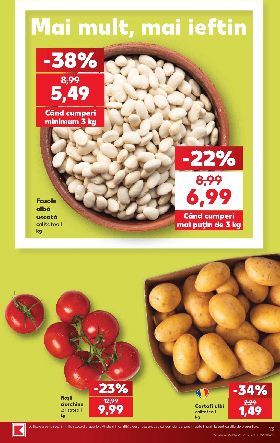 kaufland - Kaufland pliante pentru săptămâna viitoare de la miercuri 14.10.2026 până la marți 20.10.2026 - page: 13