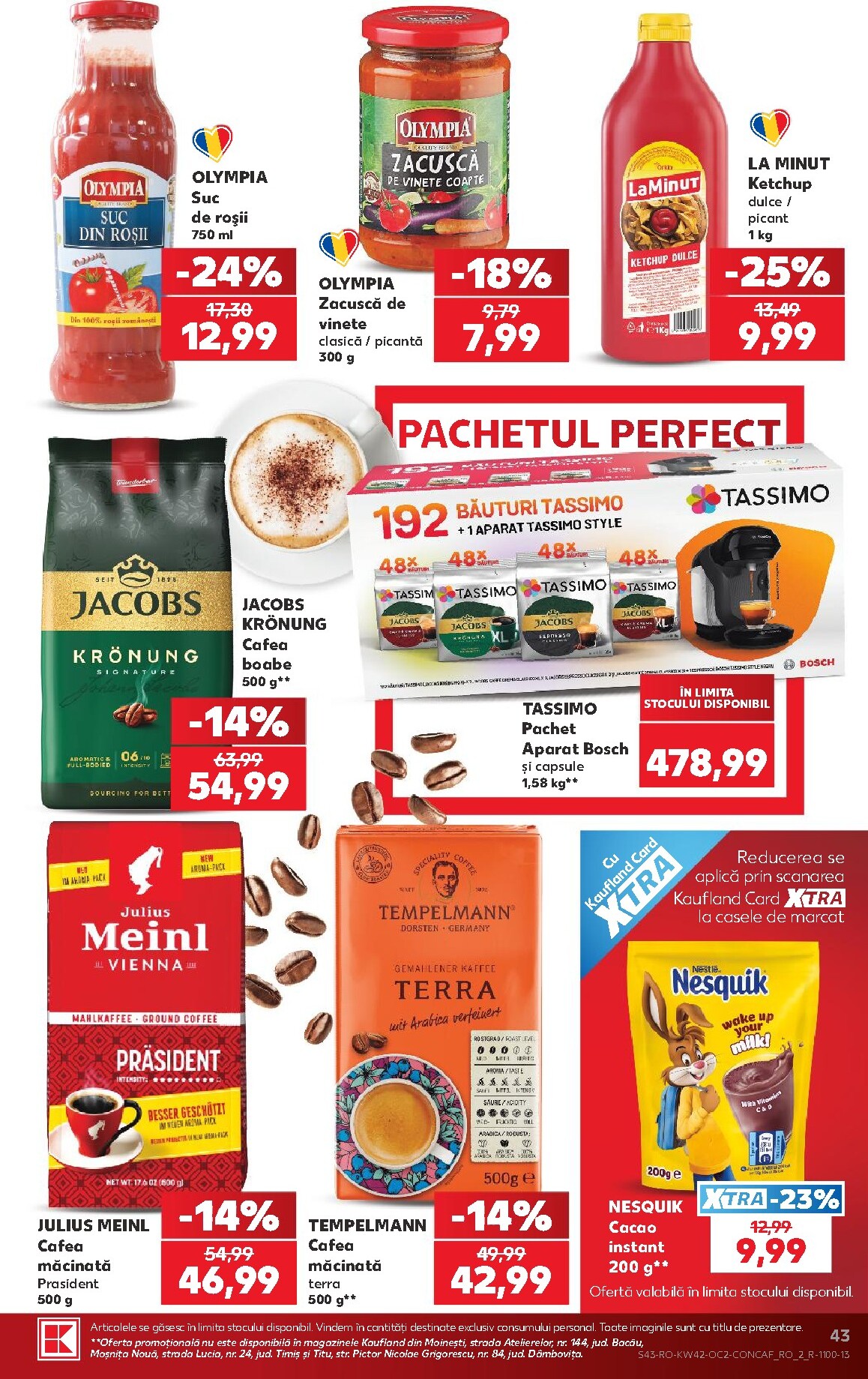 kaufland - Kaufland pliante pentru săptămâna viitoare de la miercuri 14.10.2026 până la marți 20.10.2026 - page: 43