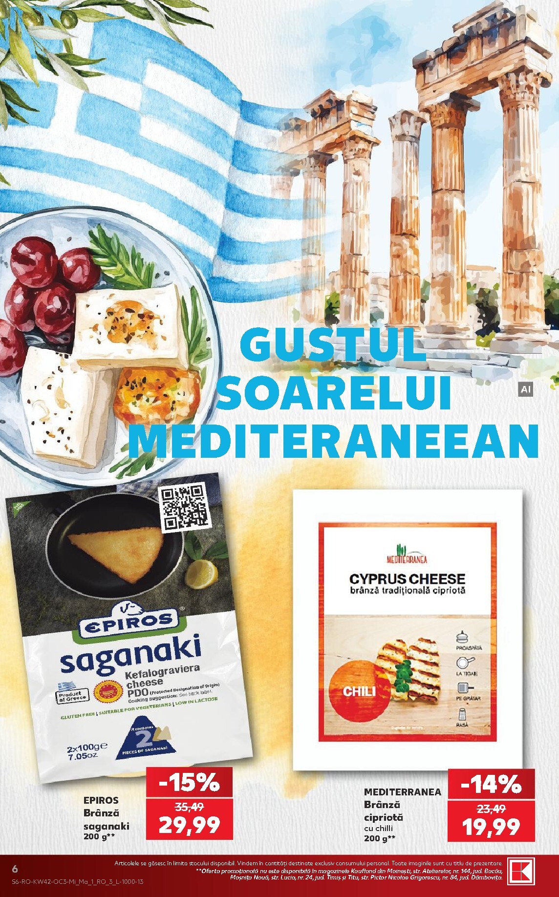 kaufland - Kaufland - Descoperă savoarea Greciei pliante pentru săptămâna viitoare de la miercuri 14.10.2026 până la marți 20.10.2026 - page: 6