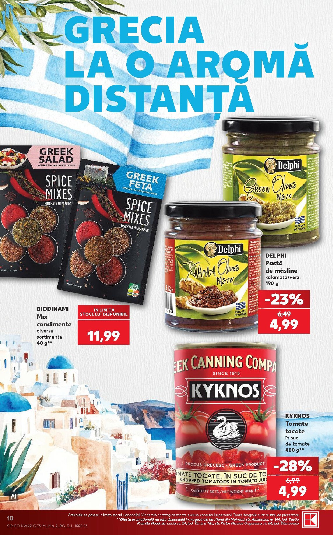 kaufland - Kaufland - Descoperă savoarea Greciei pliante pentru săptămâna viitoare de la miercuri 14.10.2026 până la marți 20.10.2026 - page: 10