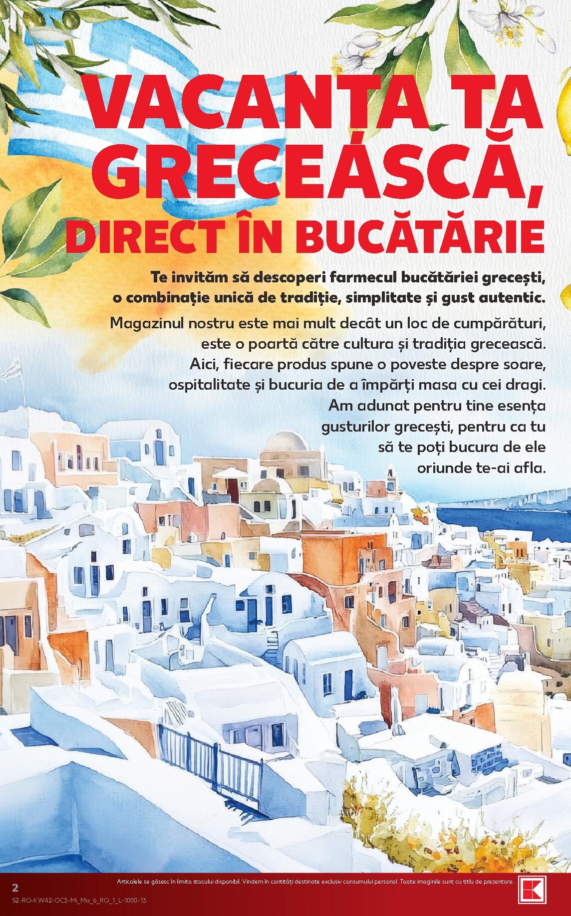 kaufland - Kaufland - Descoperă savoarea Greciei pliante pentru săptămâna viitoare de la miercuri 14.10.2026 până la marți 20.10.2026 - page: 2
