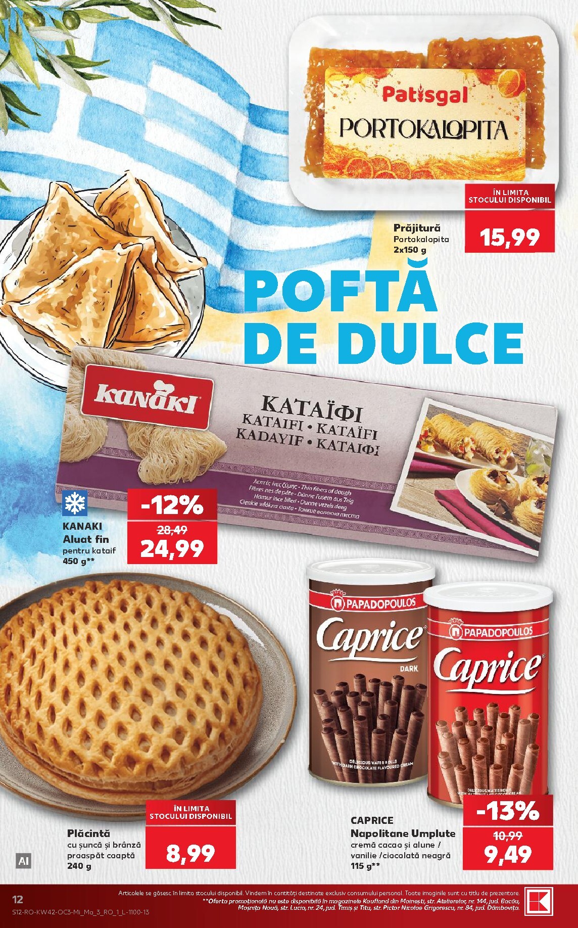 kaufland - Kaufland - Descoperă savoarea Greciei pliante pentru săptămâna viitoare de la miercuri 14.10.2026 până la marți 20.10.2026 - page: 12
