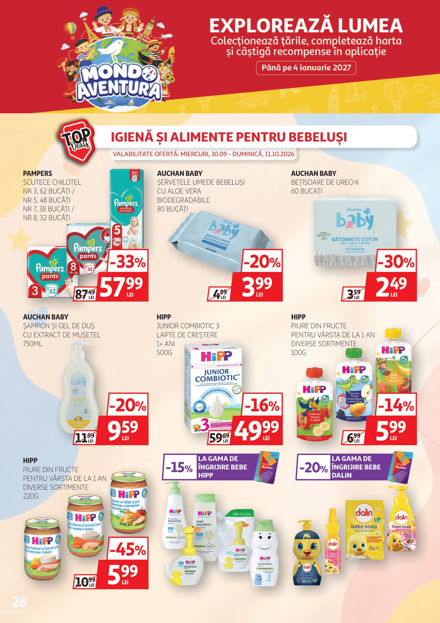 auchan - Brosura Auchan valabilă de la miercuri 30.09.2026 până la duminică 11.10.2026 - page: 26