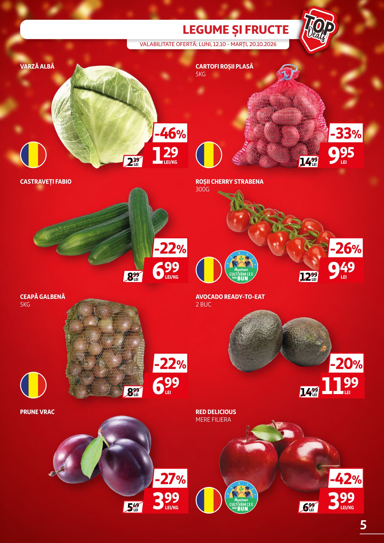 auchan - Brosura Auchan valabilă de la luni 12.10.2026 până la marți 20.10.2026 - page: 5