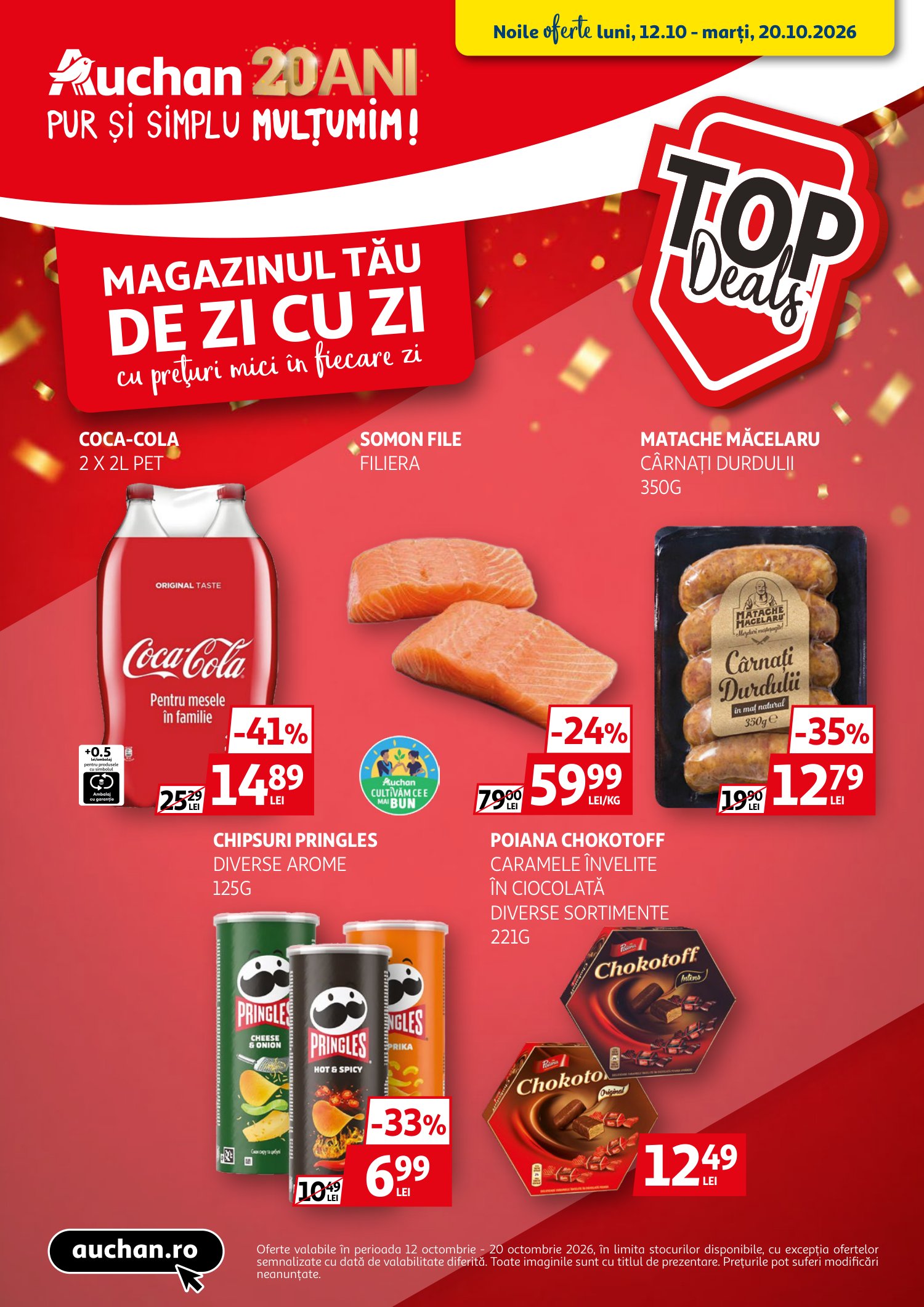 auchan - Brosura Auchan valabilă de la luni 12.10.2026 până la marți 20.10.2026 - page: 1