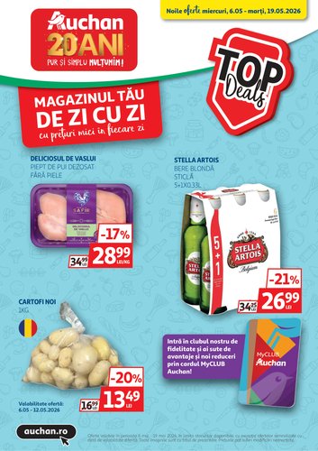 auchan - Brosura Auchan valabilă de la miercuri 06.05.2026 până la marți 19.05.2026