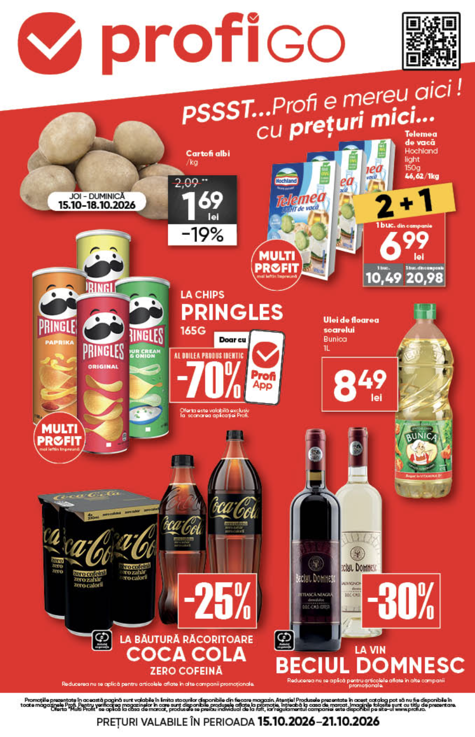 profi - Brosura PROFI Go valabilă de la joi 15.10.2026 până la miercuri 21.10.2026