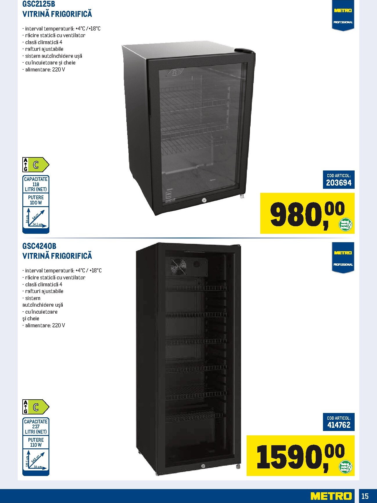 metro - Brosura Metro - Echipamente pentru magazinul tău valabilă de la joi 01.10.2026 până la luni 04.01.2027 - page: 15