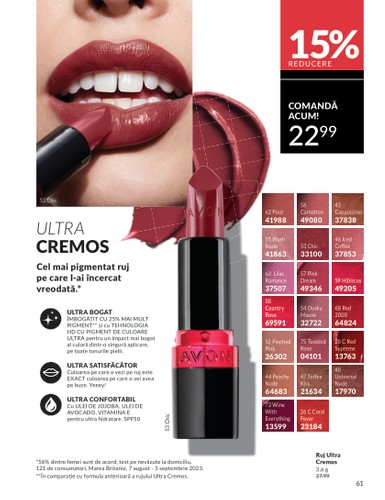 avon - Catalog Avon online – oferte valabile din 01.09. - page: 61