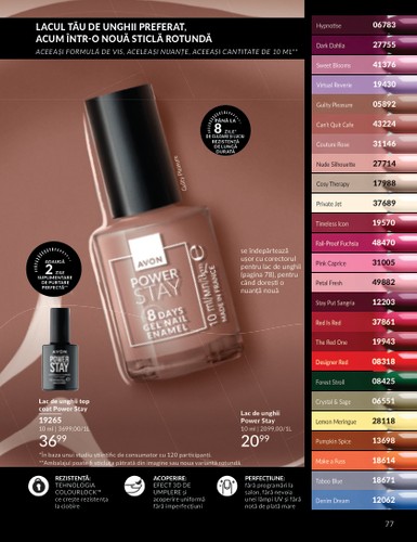 avon - Catalog Avon online – oferte valabile din 01.10. - page: 77