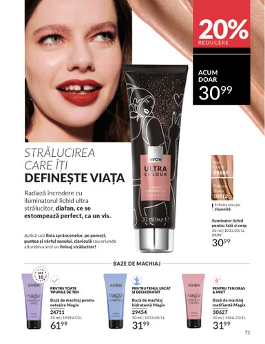 avon - Catalog Avon online – oferte valabile din 01.10. - page: 71