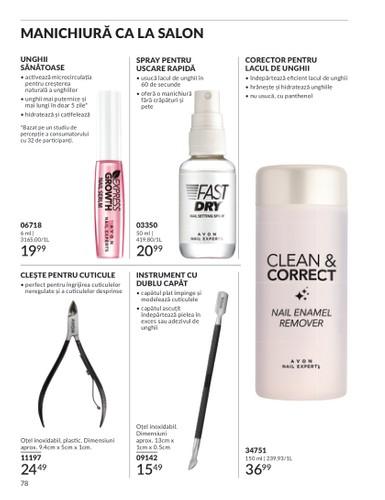avon - Catalog Avon online – oferte valabile din 01.10. - page: 78