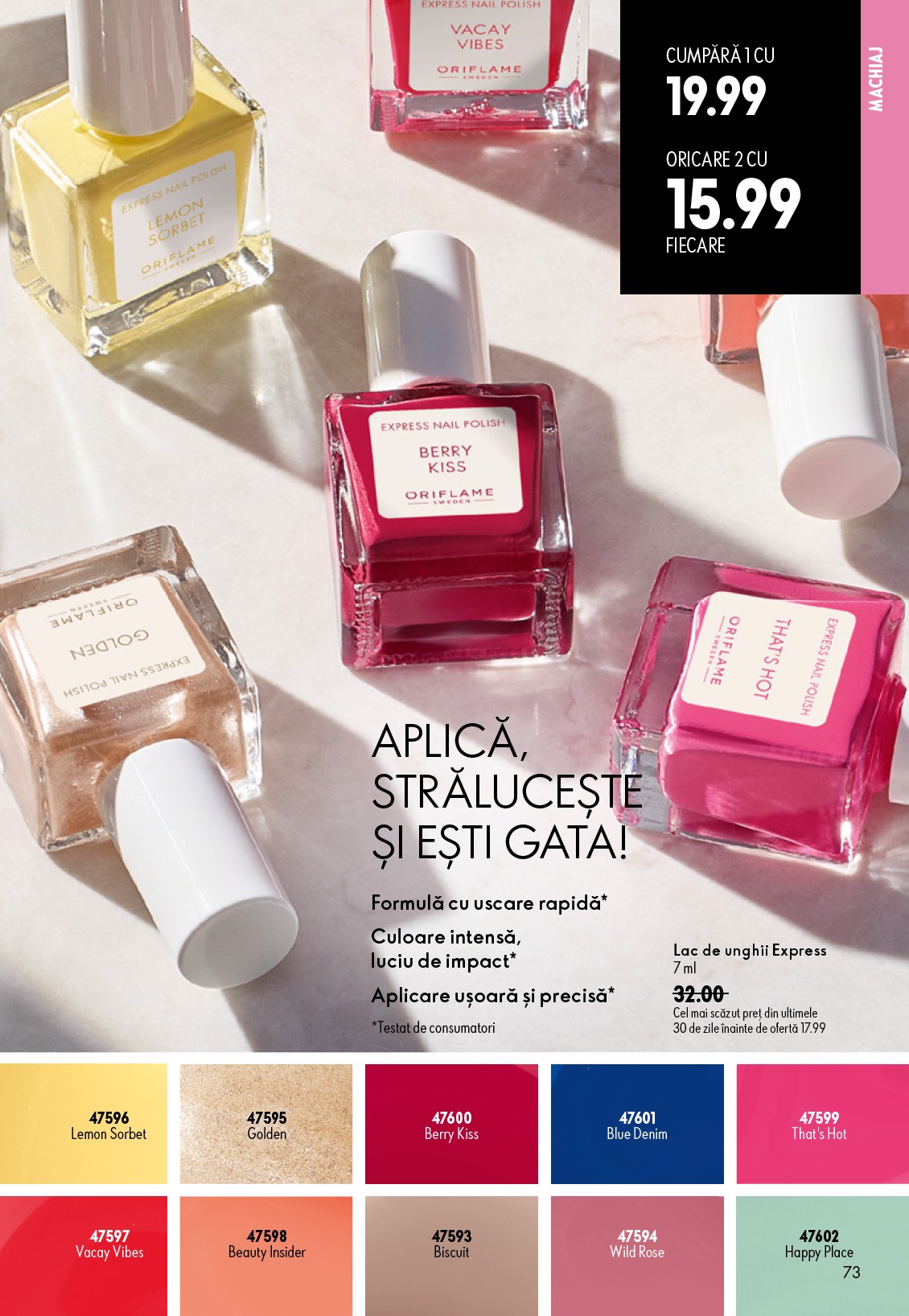 oriflame - Brosura Oriflame valabilă de la miercuri 17.06.2026 până la marți 07.07.2026 - page: 73
