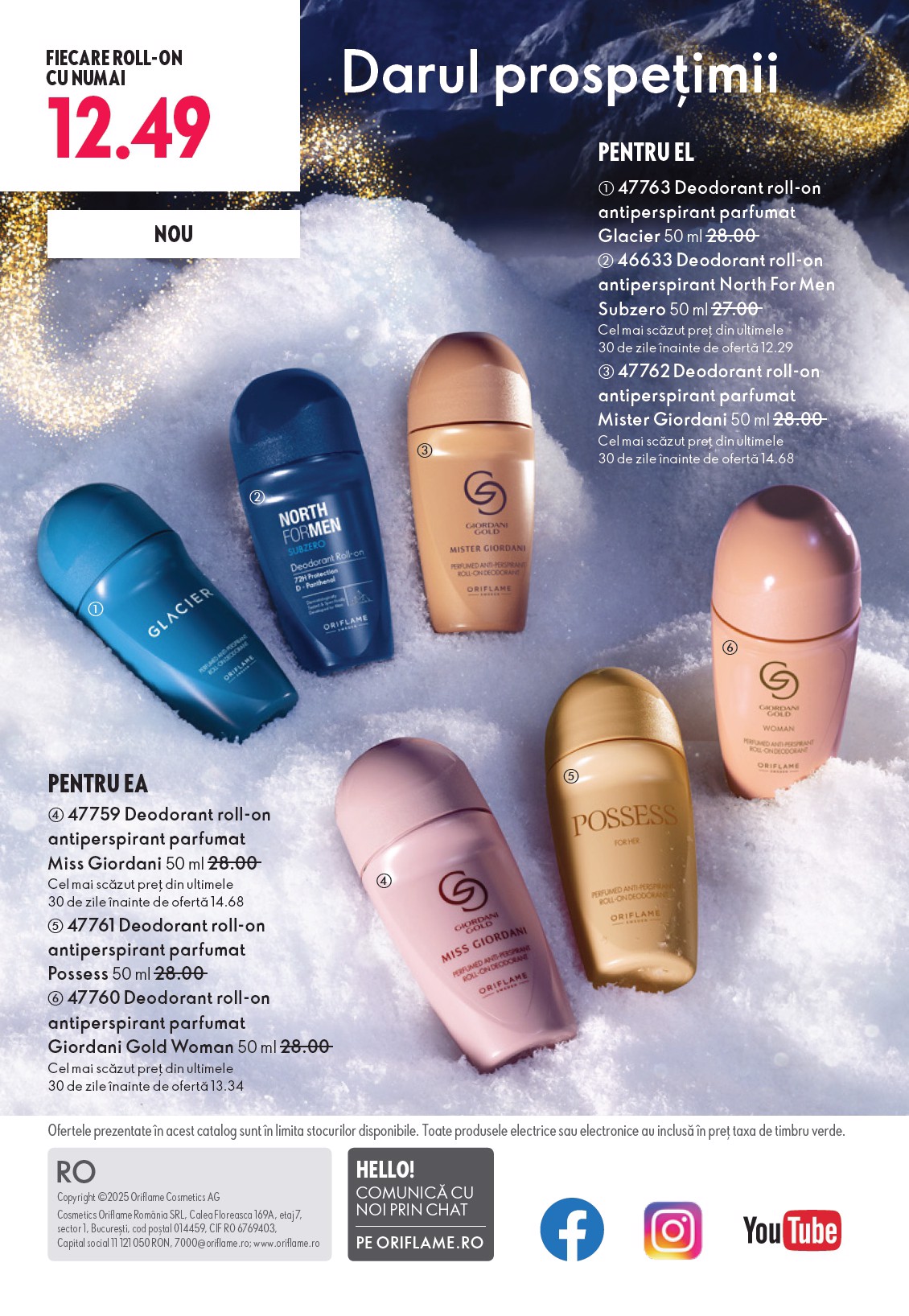 oriflame - Catalog Oriflame online – oferte valabile din 12.11. - page: 180