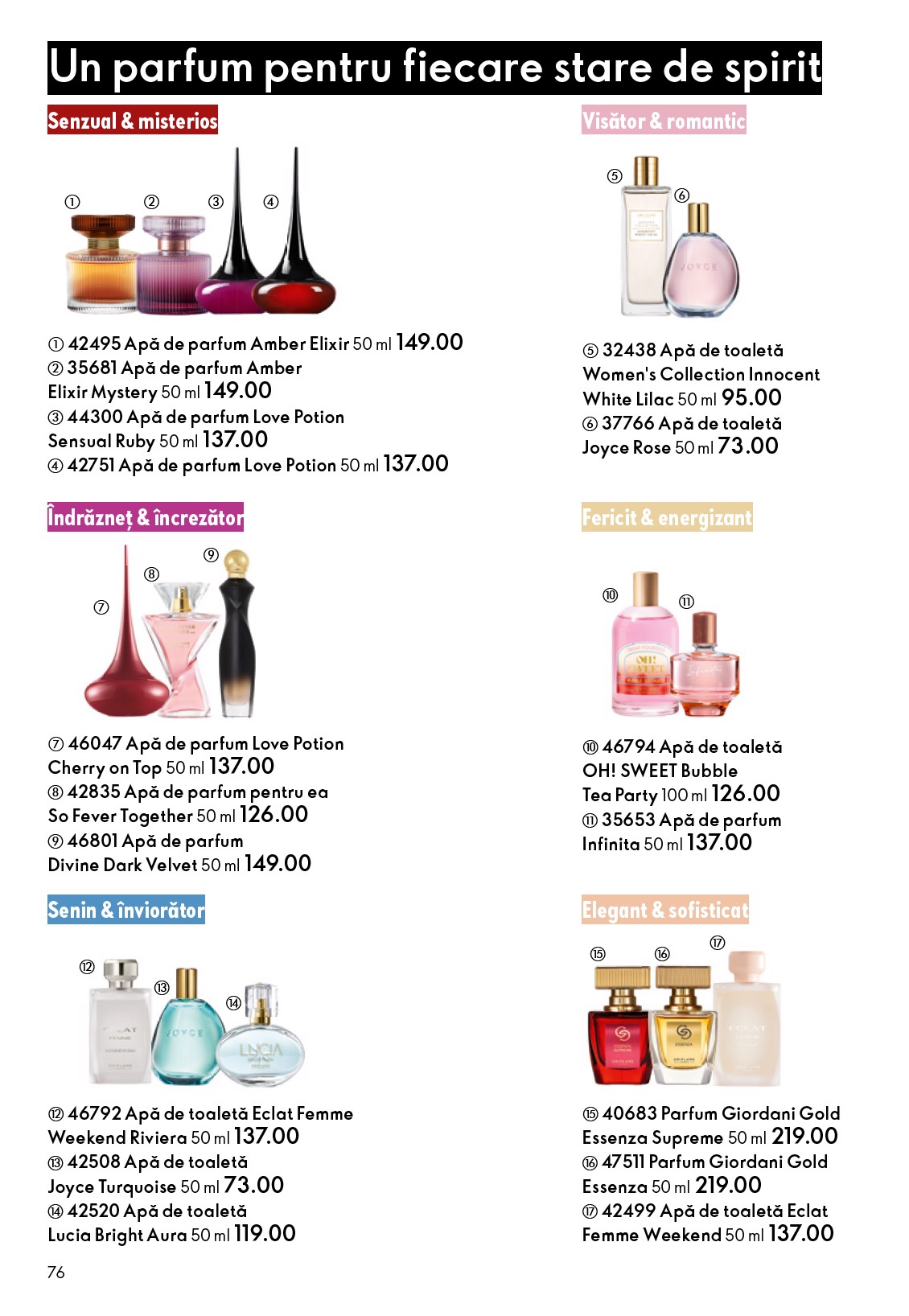 oriflame - Catalog Oriflame online – oferte valabile din 23.12. - page: 76
