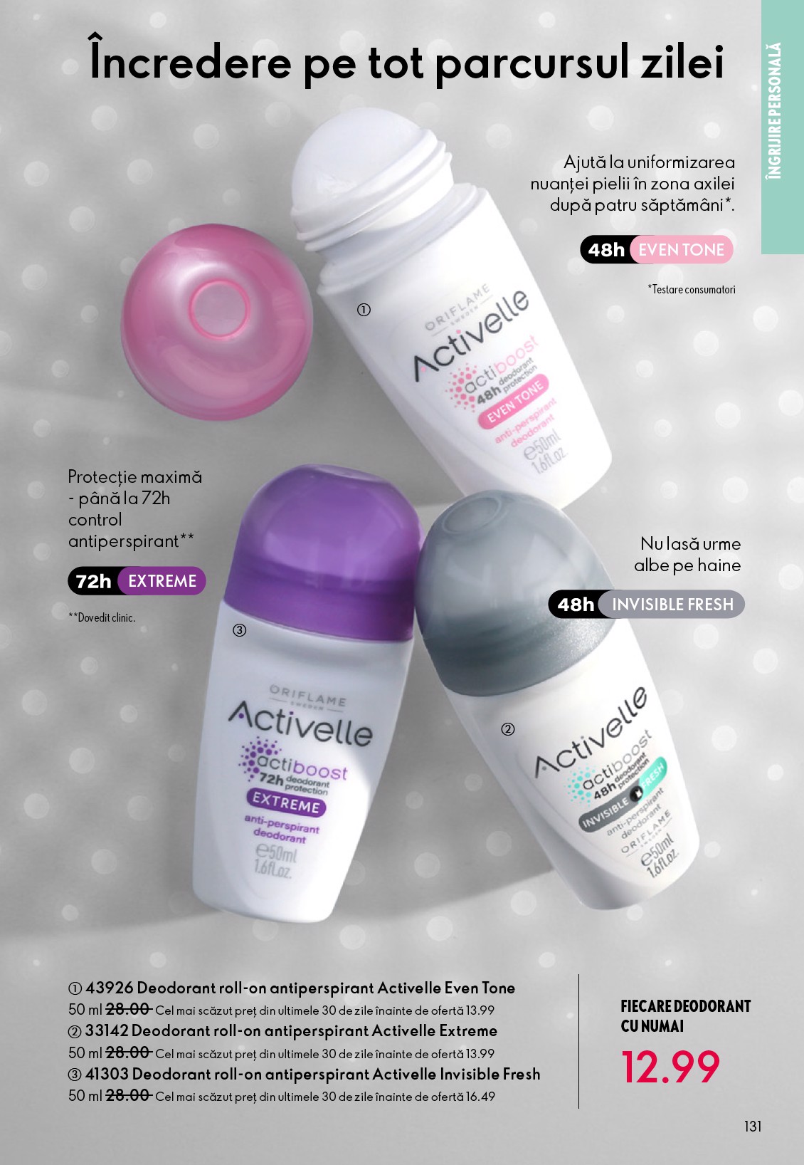 oriflame - Catalog Oriflame online – oferte valabile din 25.03.2026 - page: 131
