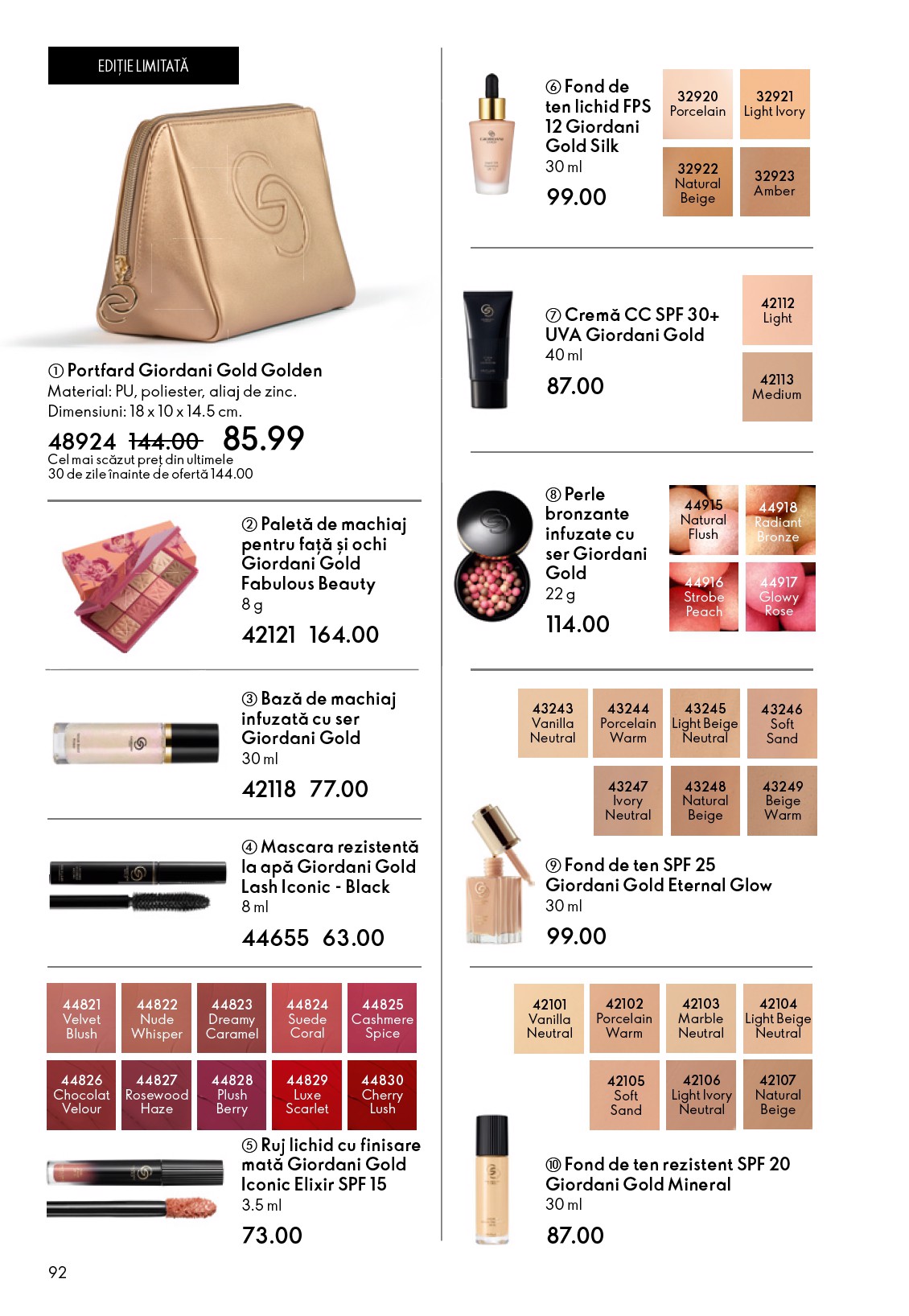 oriflame - Brosura Oriflame valabilă de la miercuri 06.05.2026 până la marți 26.05.2026 - page: 92