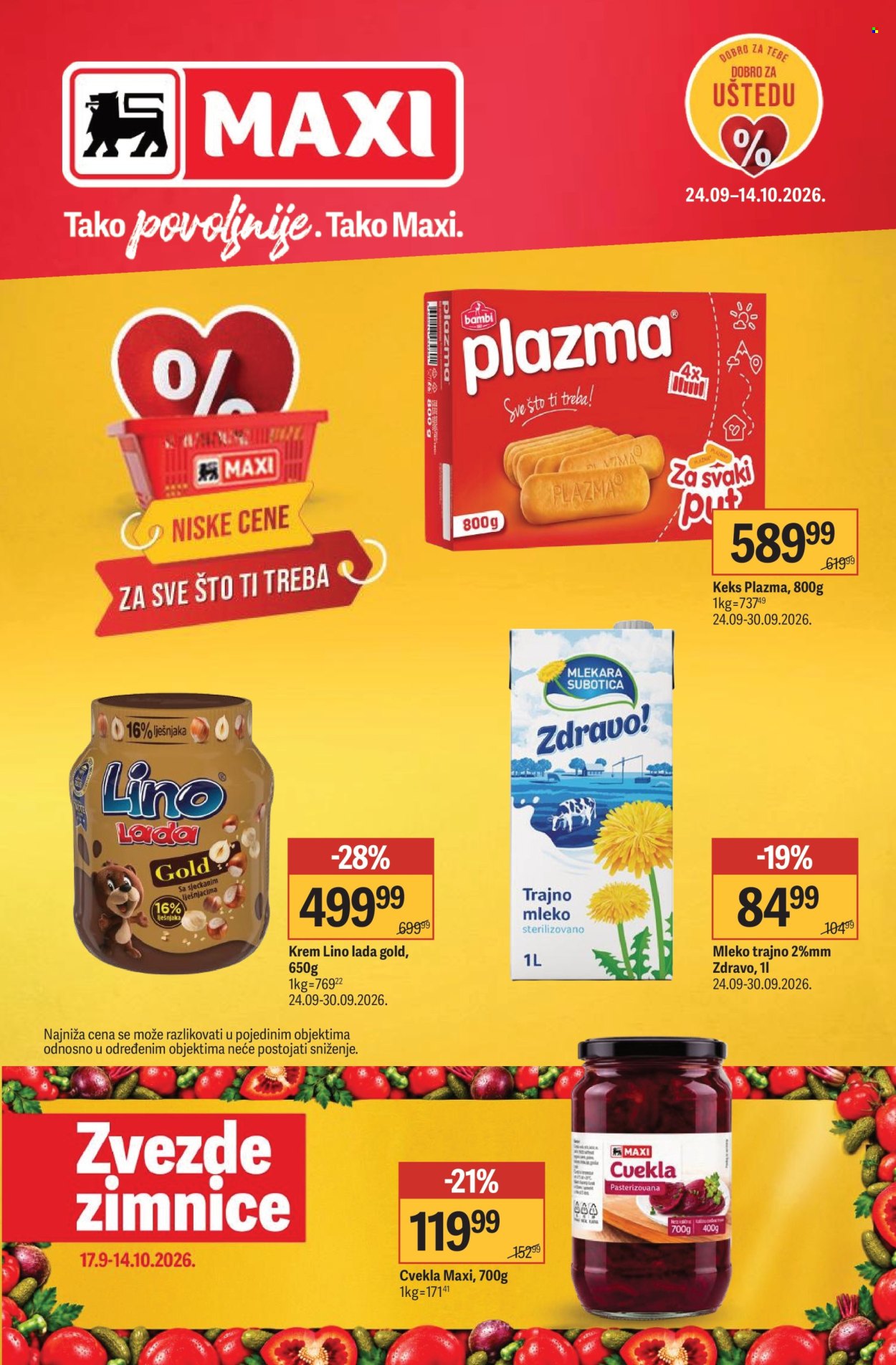 maxi - Maxi katalog - 24.09.-14.10.2026