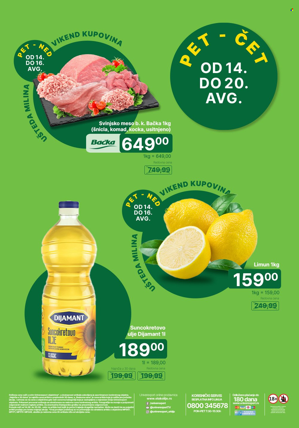 univerexport - Univerexport katalog - 14.08.-20.08.2026