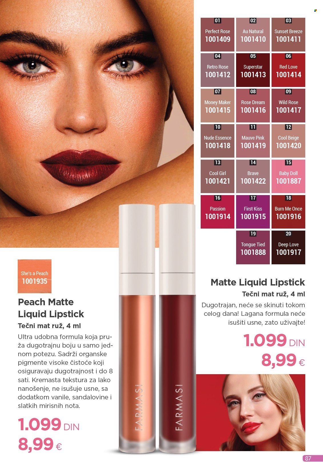 farmasi - Farmasi katalog - 01.10.-31.10.2025 - page: 87