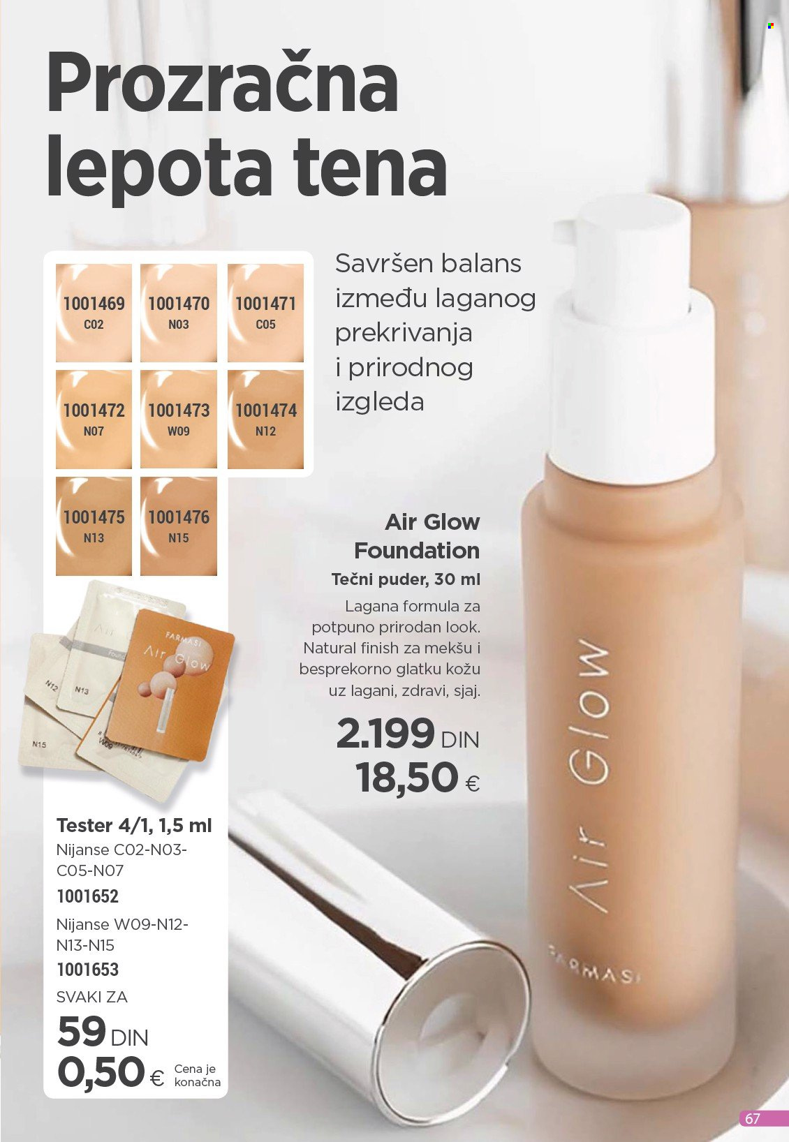 farmasi - Farmasi katalog - 01.10.-31.10.2025 - page: 67