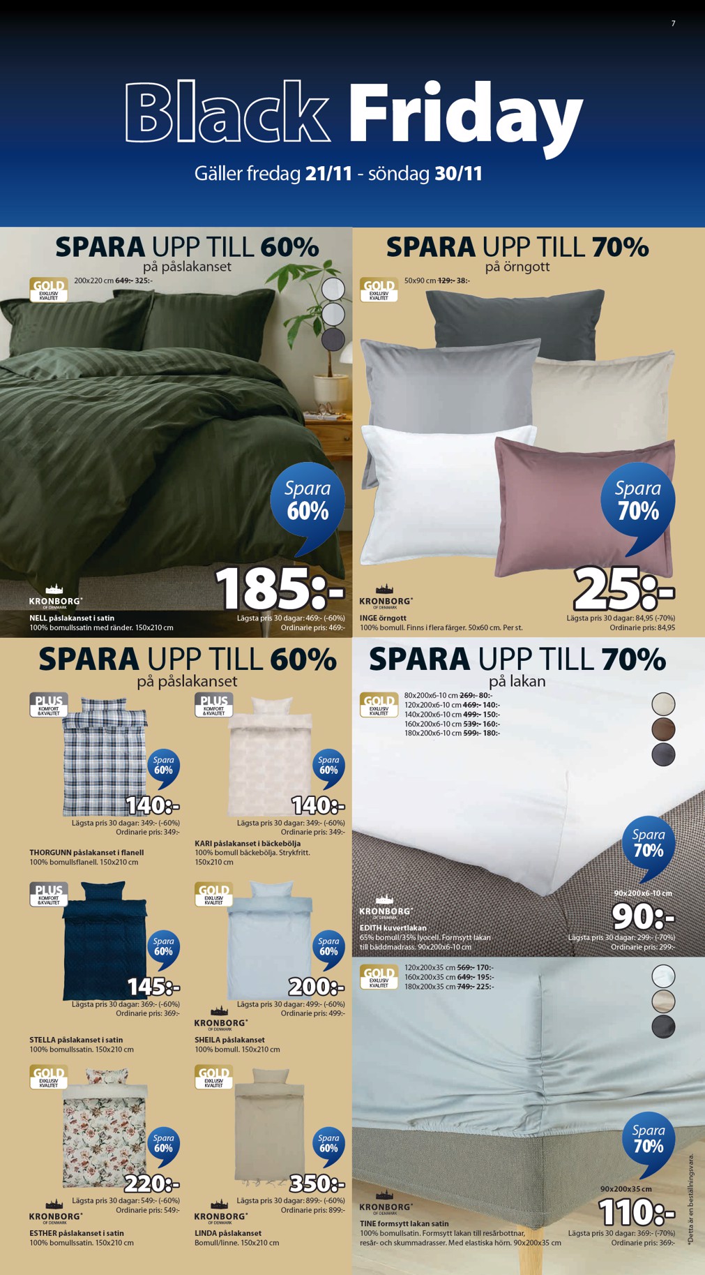 jysk - JYSK-reklambladet giltigt från 21/11 - 30/11 - page: 7