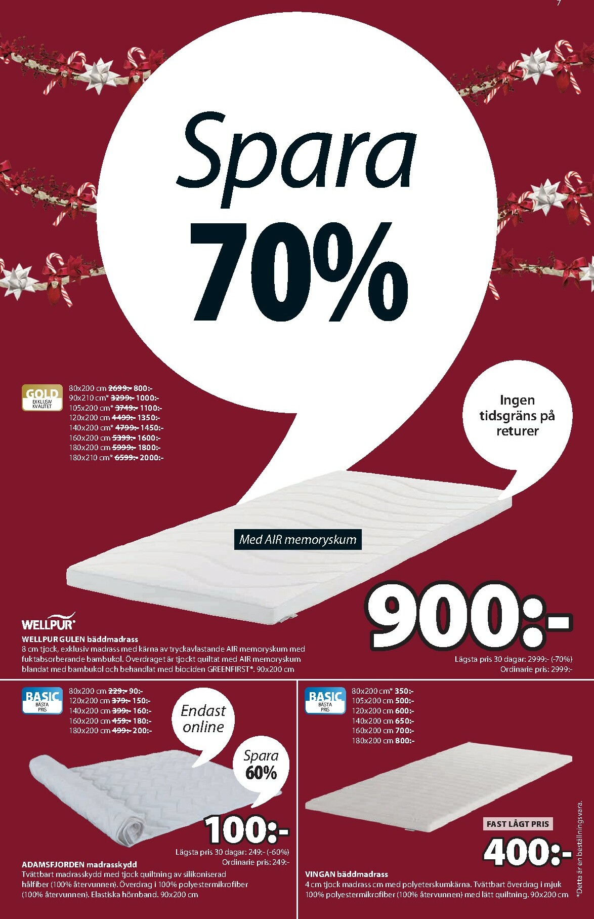 jysk - JYSK-reklambladet giltigt från 01/12 - 14/12 - page: 7