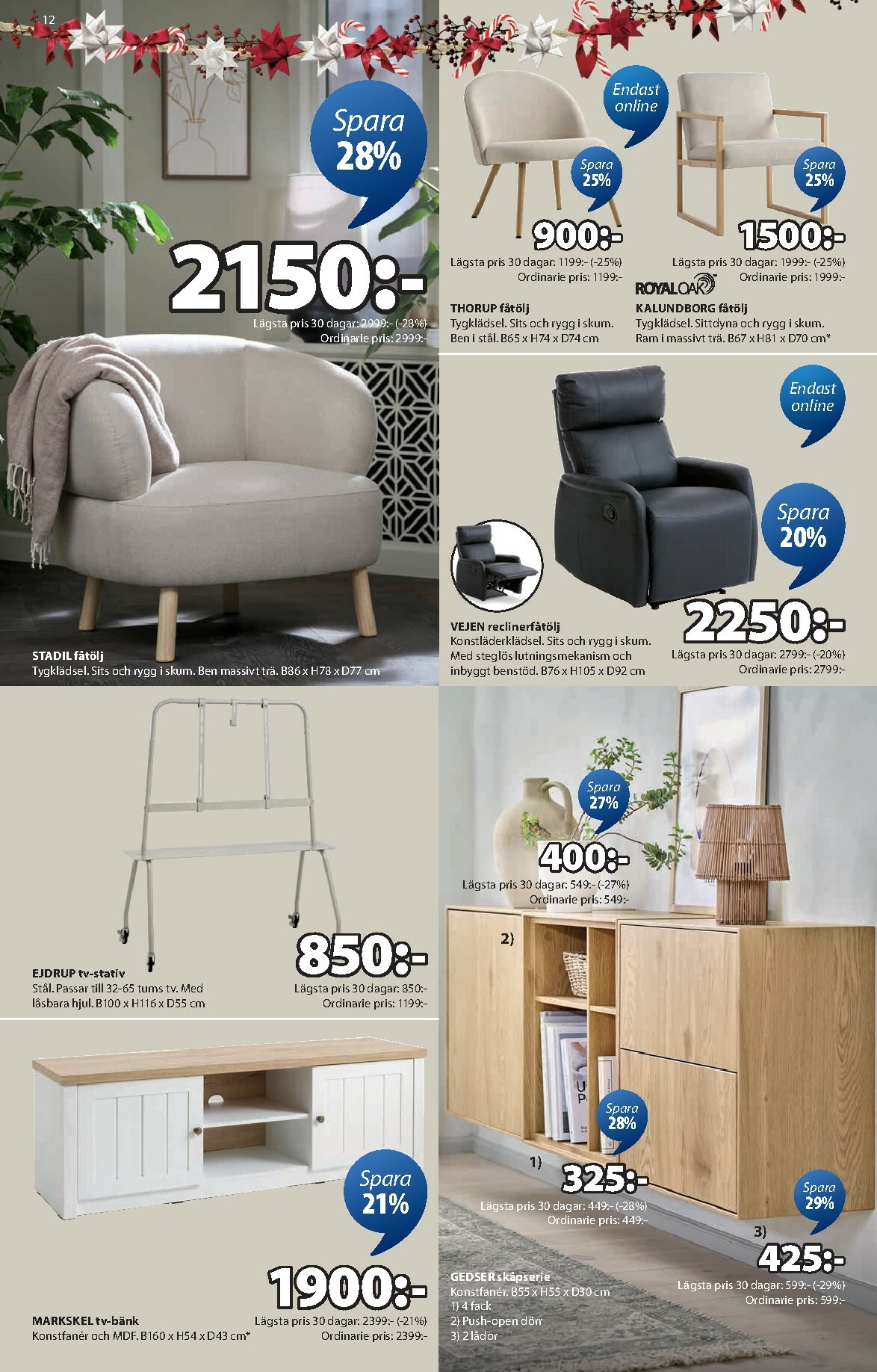 jysk - JYSK-reklambladet giltigt från 01/12 - 14/12 - page: 12