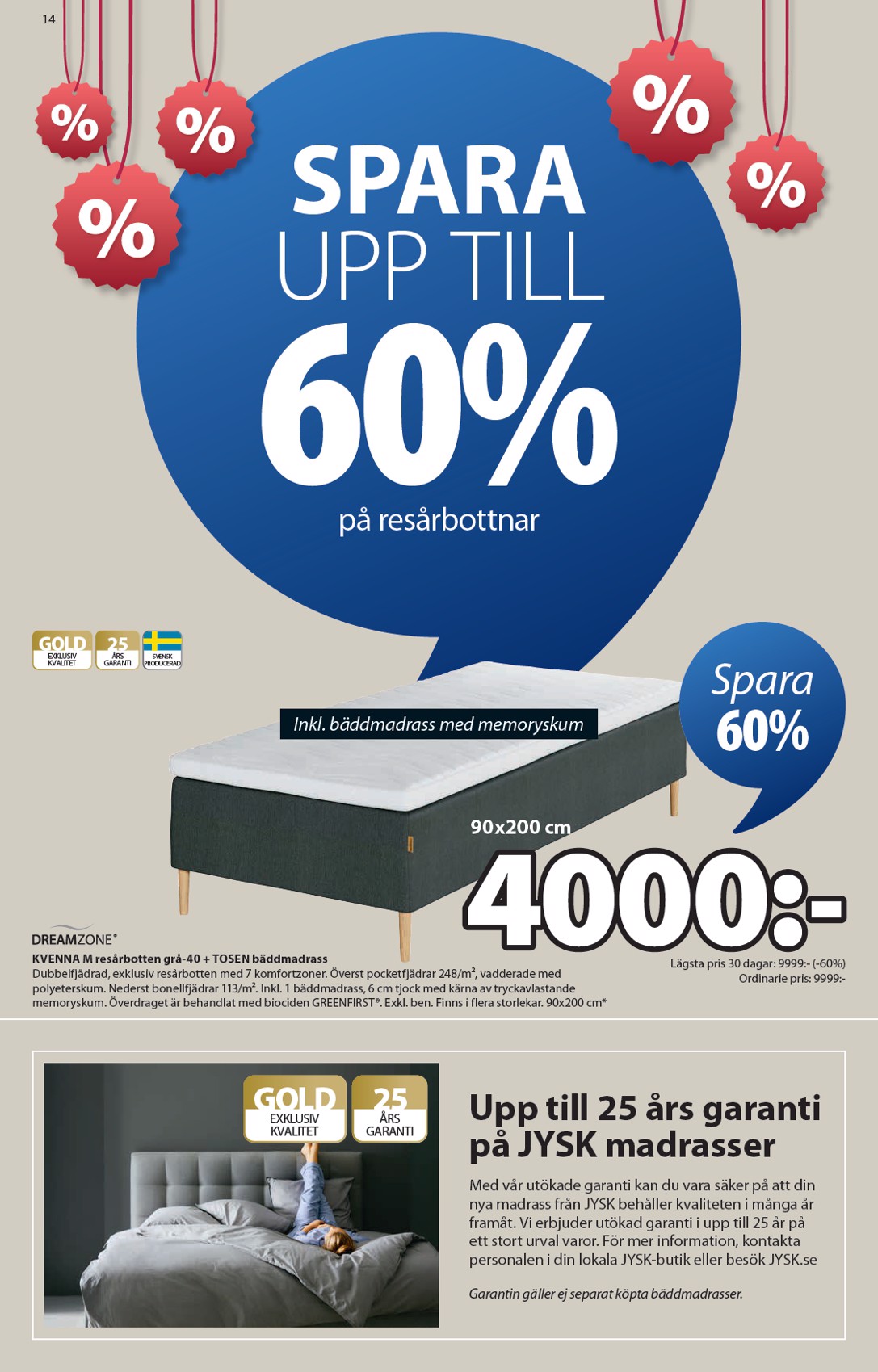 jysk - JYSK-reklambladet giltigt från 24/12 - 18/01 - page: 14