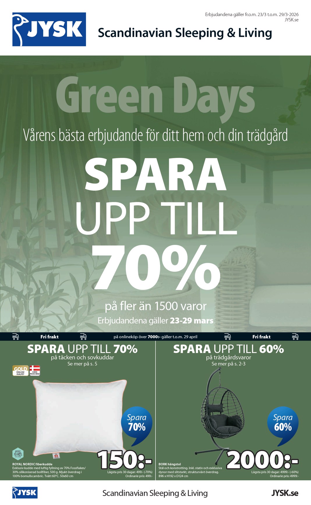 jysk - JYSK-reklambladet giltigt från 23/03/2026 - 29/03/2026 - page: 2