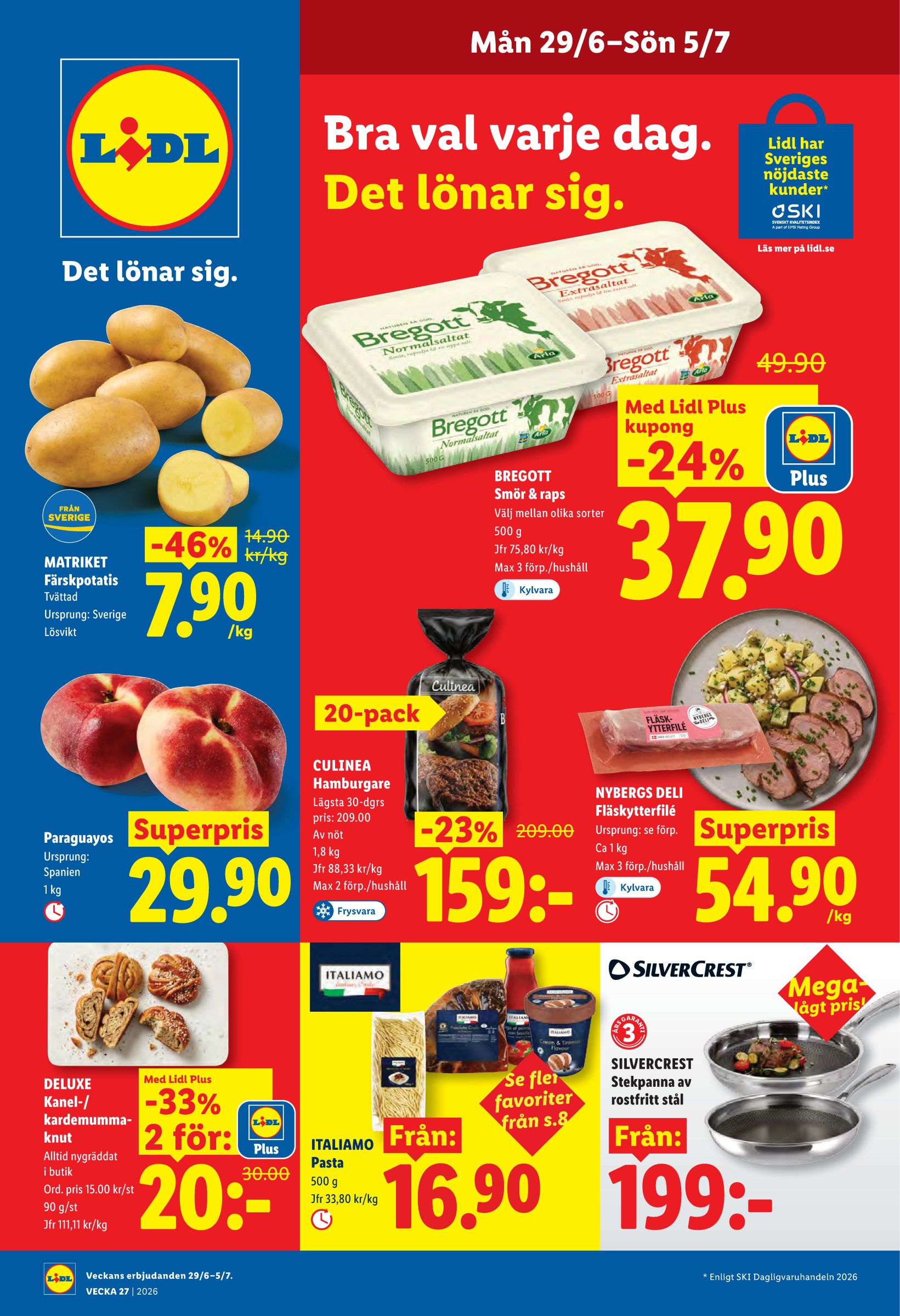 lidl - Aktuellt Lidl reklamblad från måndag, 29/06/2026 till söndag, 05/07/2026