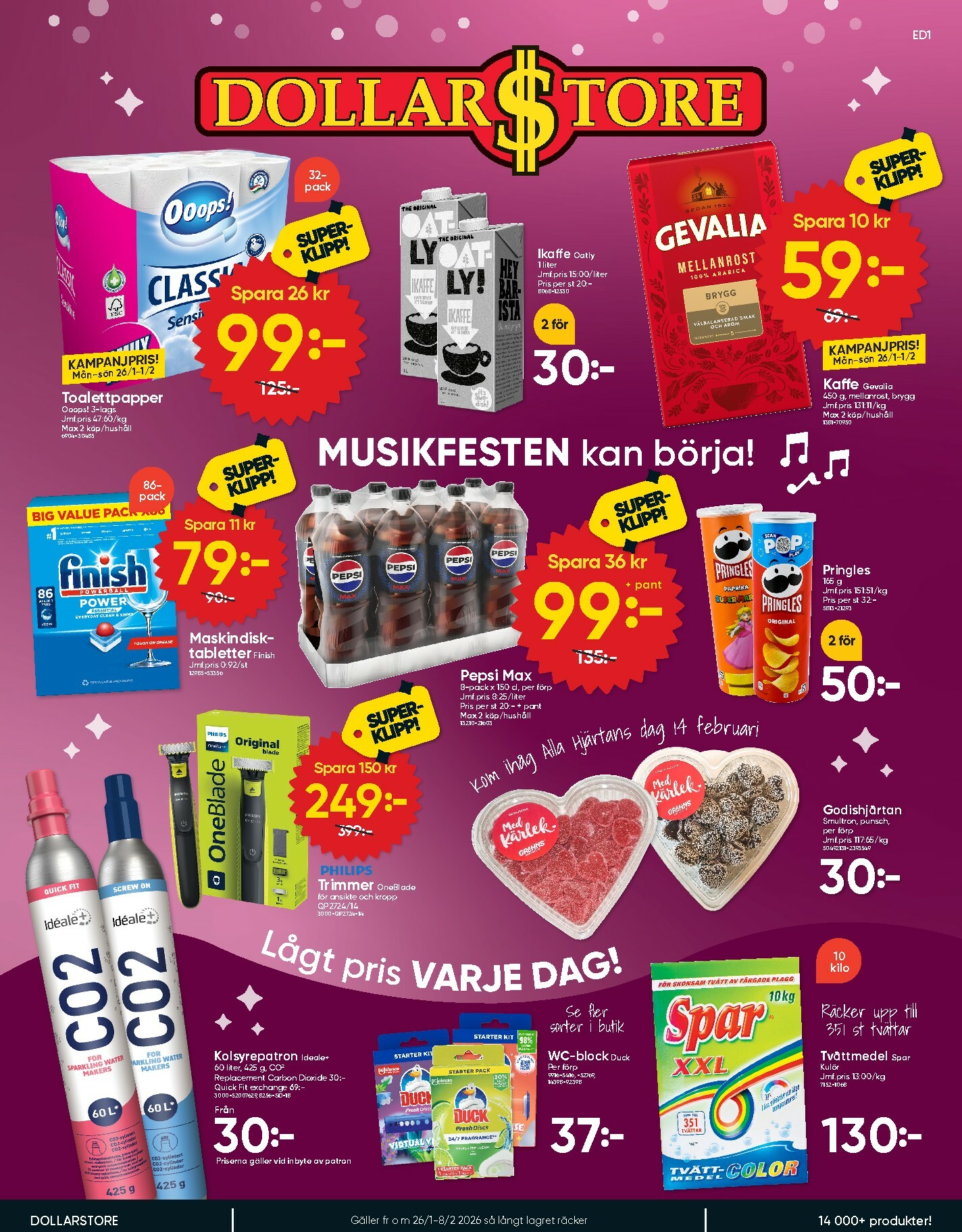 dollar-store - Dollar Store-reklambladet giltigt från 26/01 - 08/02