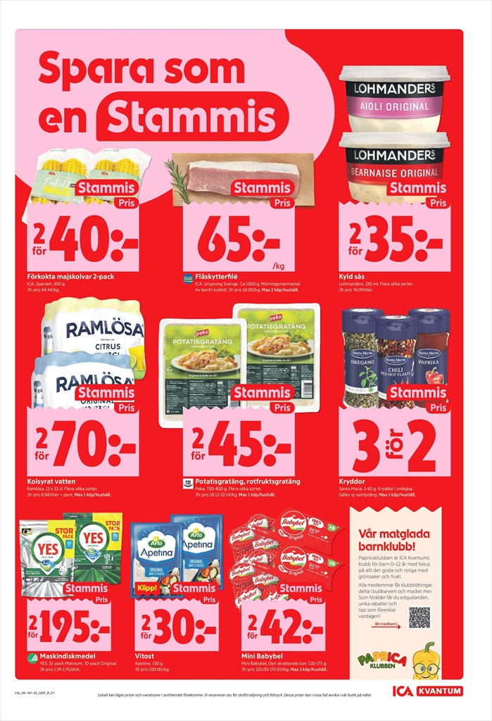 ica-kvantum - Aktuellt ICA Kvantum reklamblad giltigt från måndag 27/04/2026 till söndag 03/05/2026 - page: 7