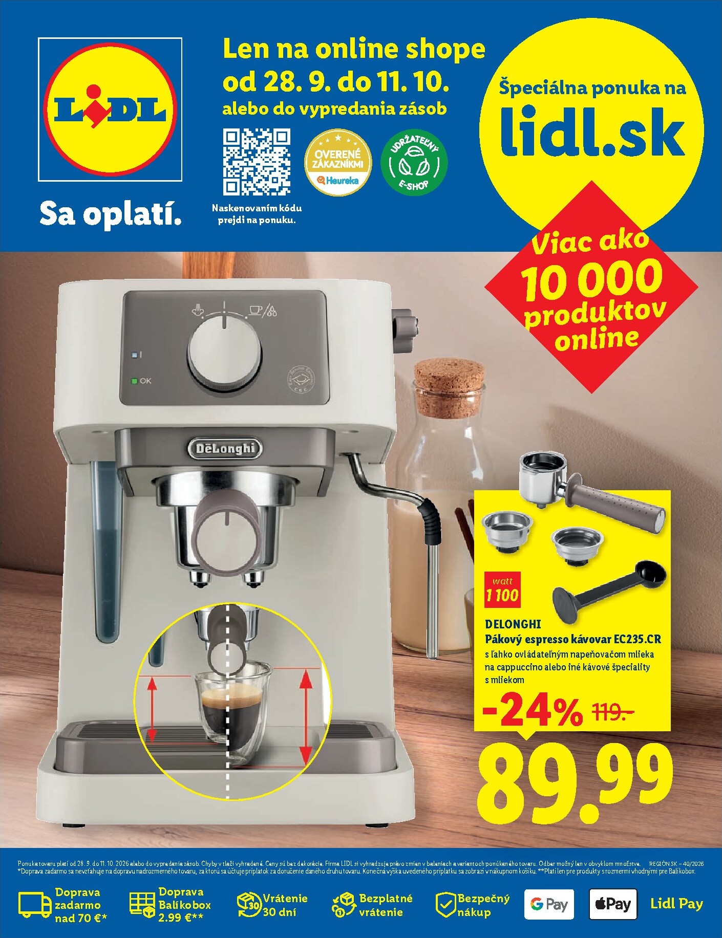 lidl - Aktuálny Lidl - Online magazín leták od pondelka, 28.09.2026 do nedele, 11.10.2026