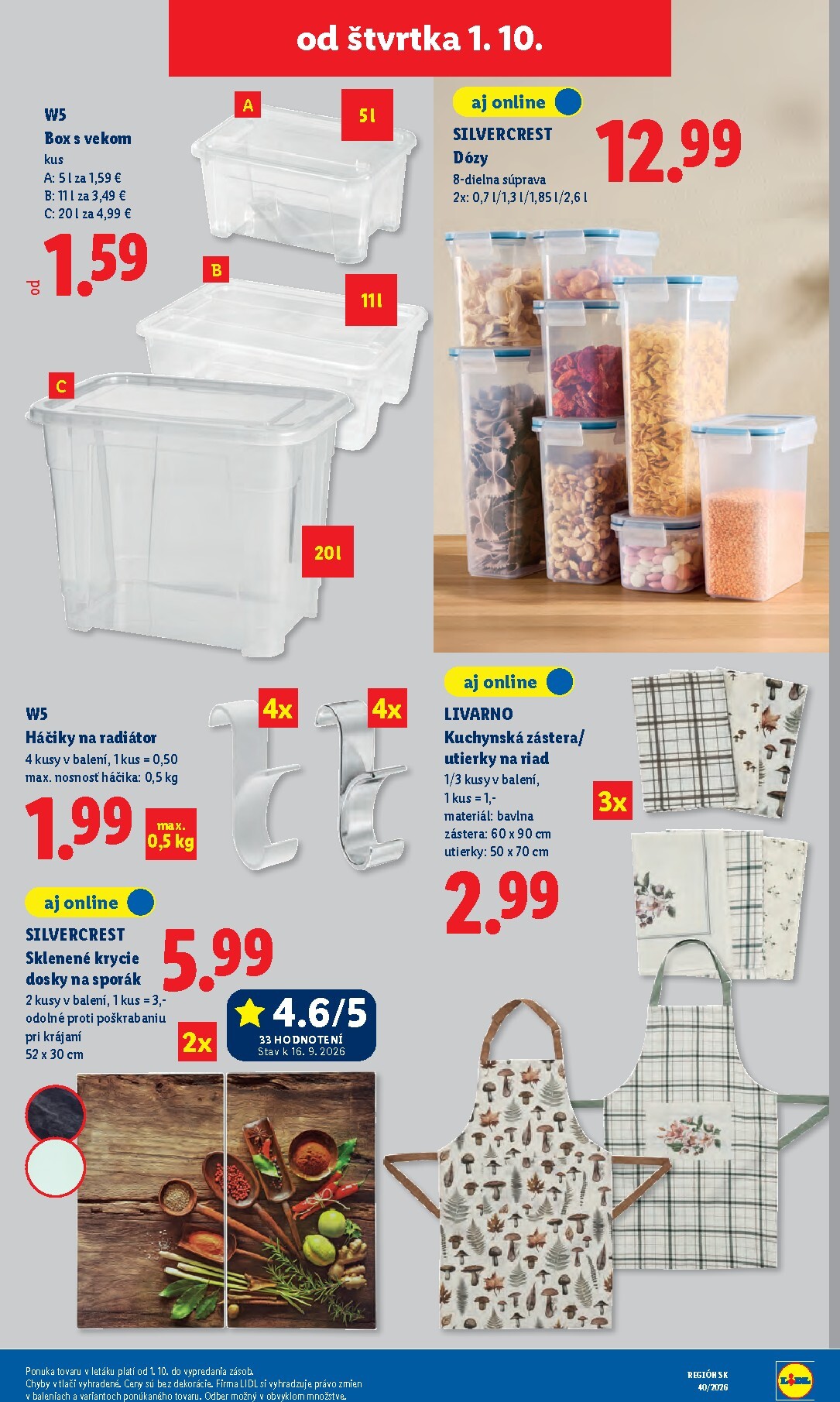 lidl - Aktuálny Lidl leták od pondelka, 28.09.2026 do nedele, 04.10.2026 - page: 95