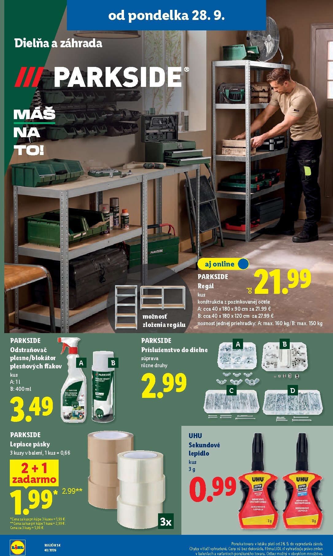 lidl - Aktuálny Lidl leták od pondelka, 28.09.2026 do nedele, 04.10.2026 - page: 60