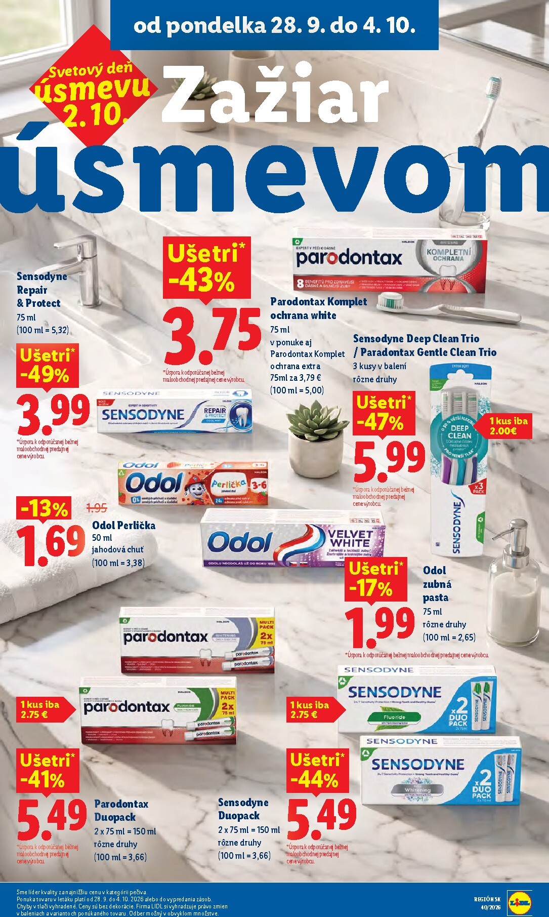 lidl - Aktuálny Lidl leták od pondelka, 28.09.2026 do nedele, 04.10.2026 - page: 47