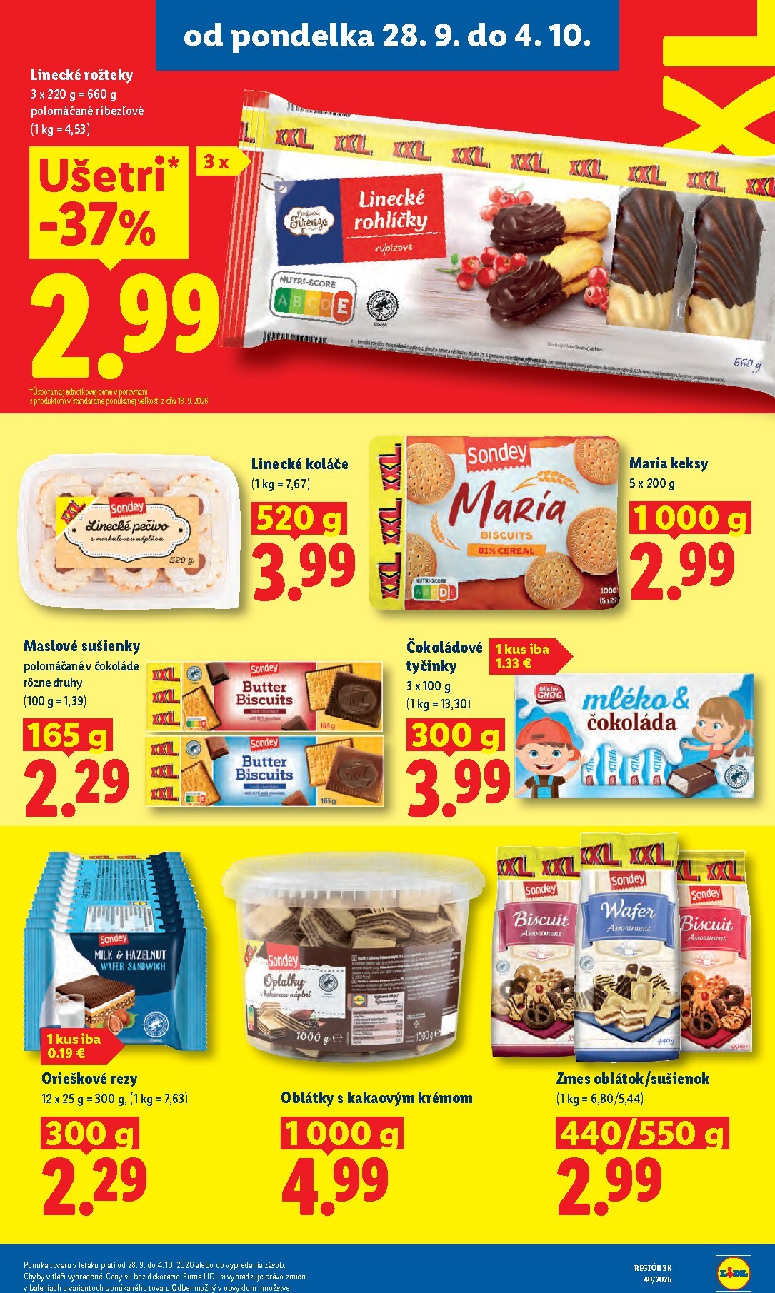 lidl - Aktuálny Lidl leták od pondelka, 28.09.2026 do nedele, 04.10.2026 - page: 37