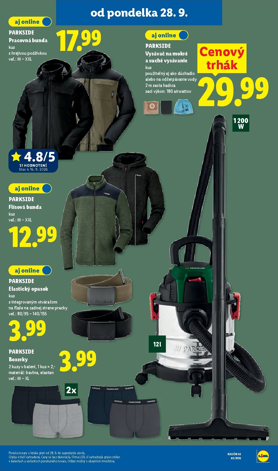 lidl - Aktuálny Lidl leták od pondelka, 28.09.2026 do nedele, 04.10.2026 - page: 57