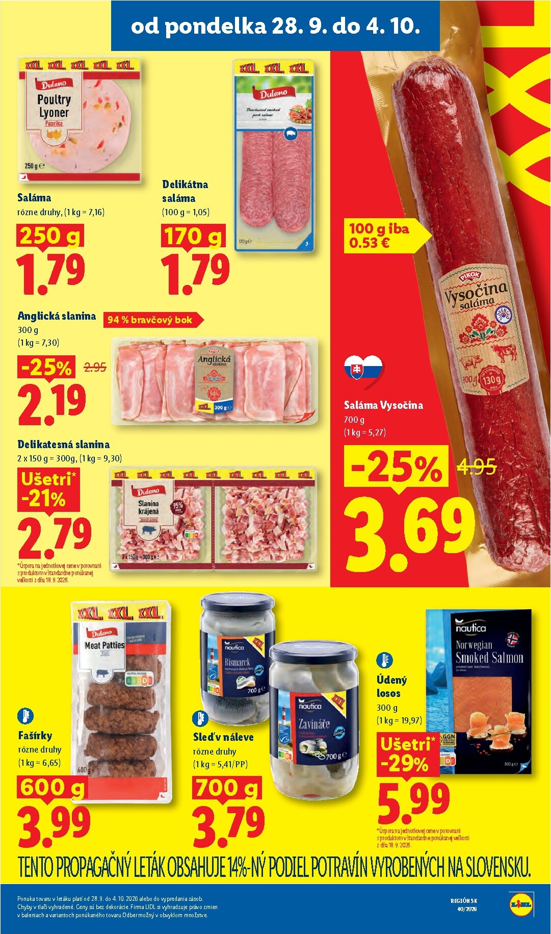lidl - Aktuálny Lidl leták od pondelka, 28.09.2026 do nedele, 04.10.2026 - page: 27