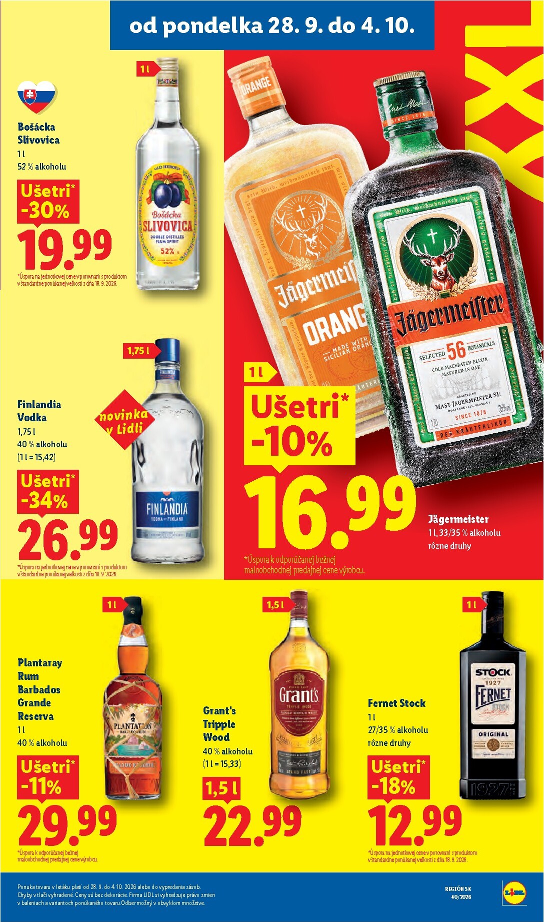 lidl - Aktuálny Lidl leták od pondelka, 28.09.2026 do nedele, 04.10.2026 - page: 40