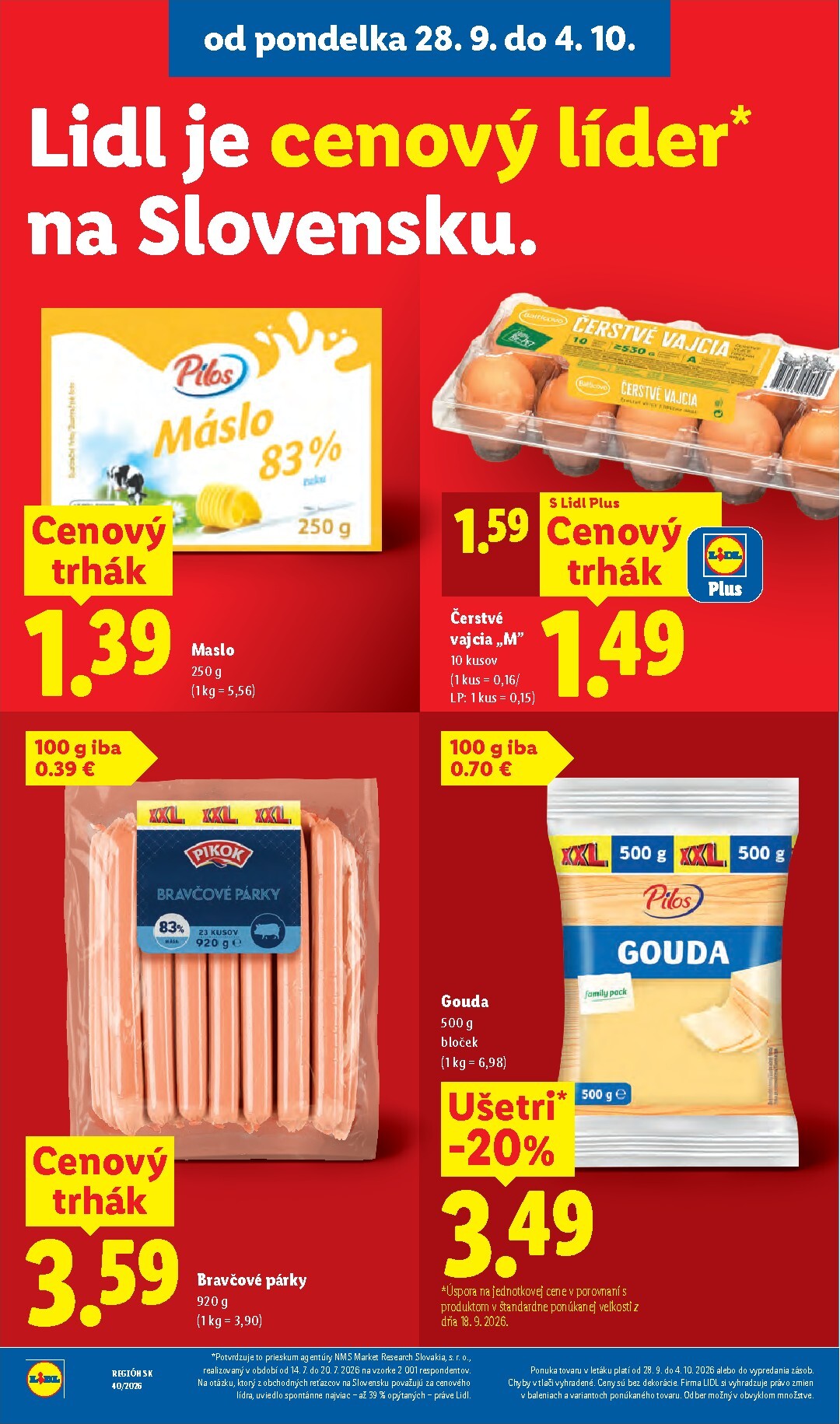 lidl - Aktuálny Lidl leták od pondelka, 28.09.2026 do nedele, 04.10.2026 - page: 22