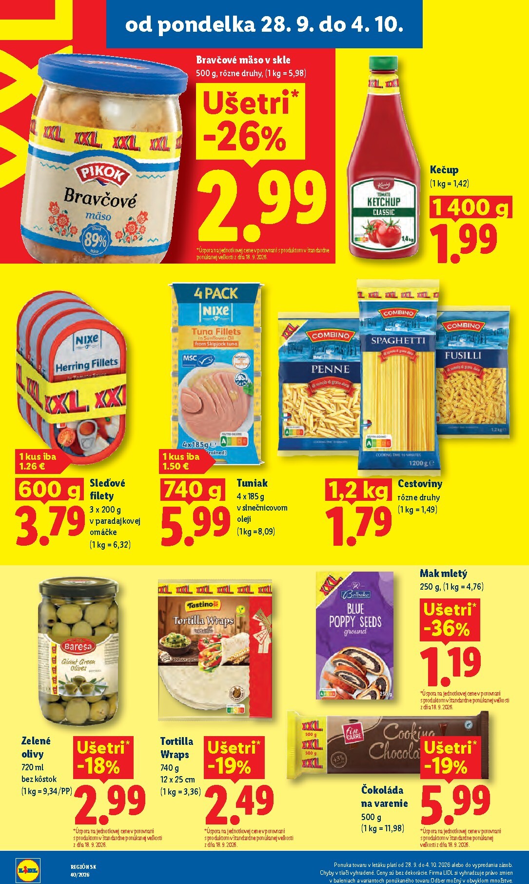 lidl - Aktuálny Lidl leták od pondelka, 28.09.2026 do nedele, 04.10.2026 - page: 38