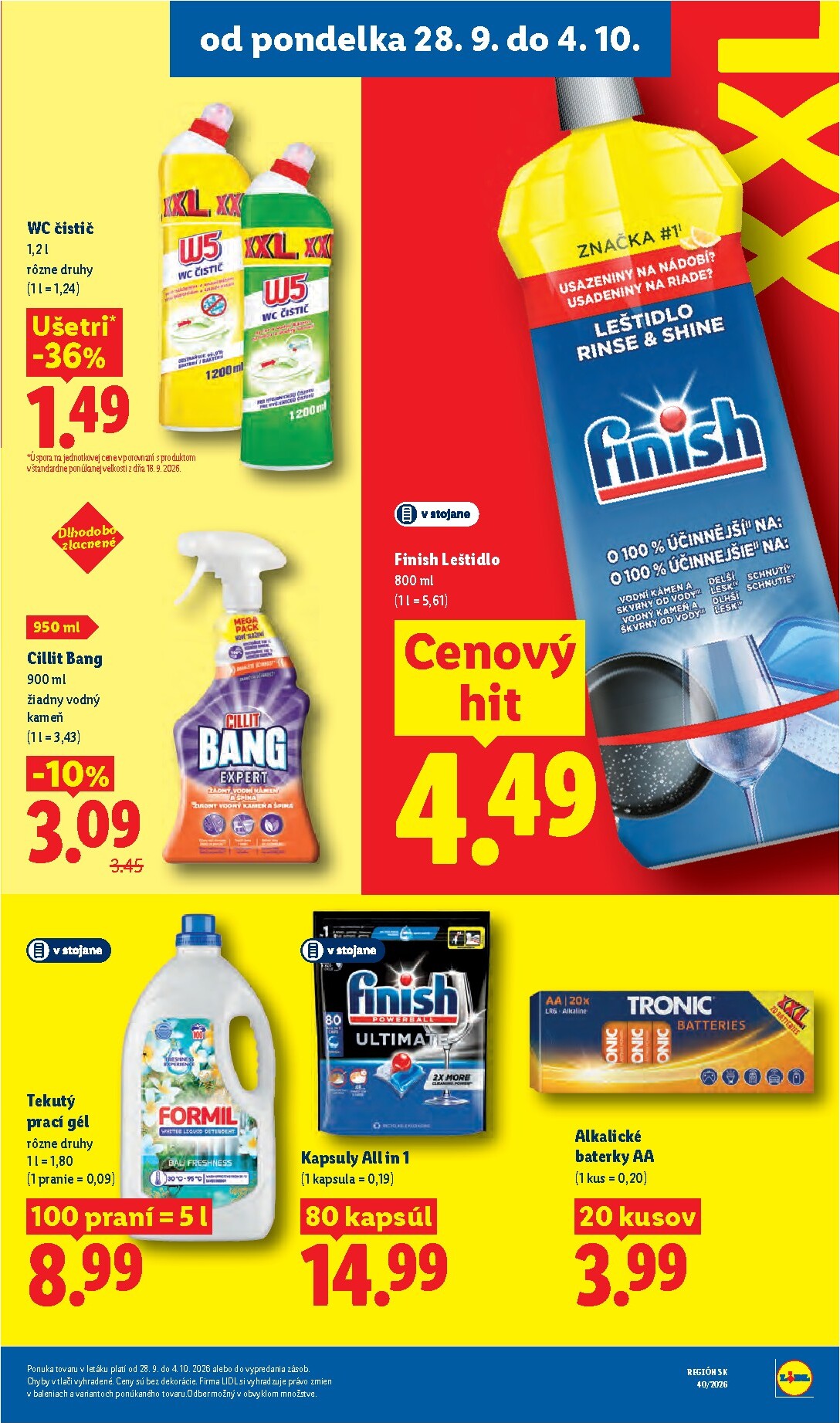 lidl - Aktuálny Lidl leták od pondelka, 28.09.2026 do nedele, 04.10.2026 - page: 42